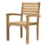 BERNISE ESMOND teakové židle s masivním stolem 100 x 220 cm