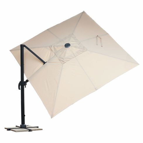 Závěsný deštník HAWAII PREMIUM 3x3m ve třech barvách plachty